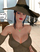 Lucky black dudes get their throbbing dicks sucked by cun hugnry 3d white hotties.
