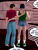 Bald hunk gets his tight ass hole plowed hard and licked by gay dude in the hotel room.