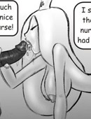 Depraved nurse at the hospital