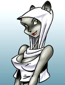 Nasty toon girl talking about their sex preferences and teasing.