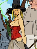 Vaginal interrogation of a witch