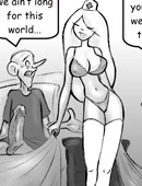 I was just lubricating your little asshole..